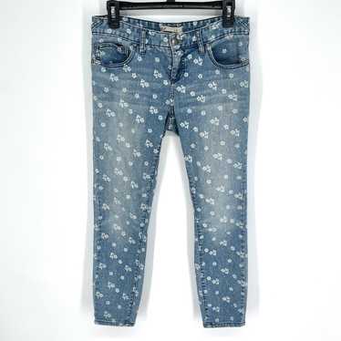 Free People Free People Ditsy Floral Skinny Jeans… - image 1