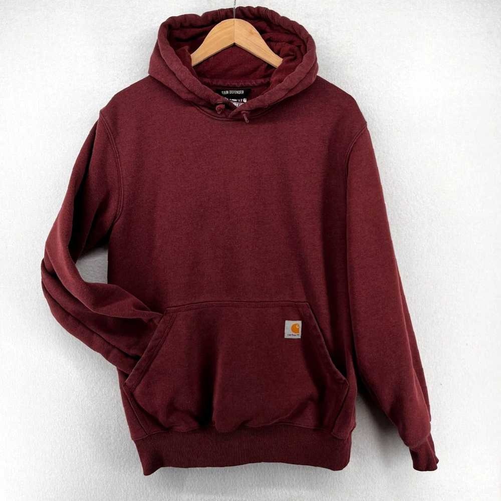 Carhartt Mens Maroon Loose Fit Fleece Pullover Sw… - image 1