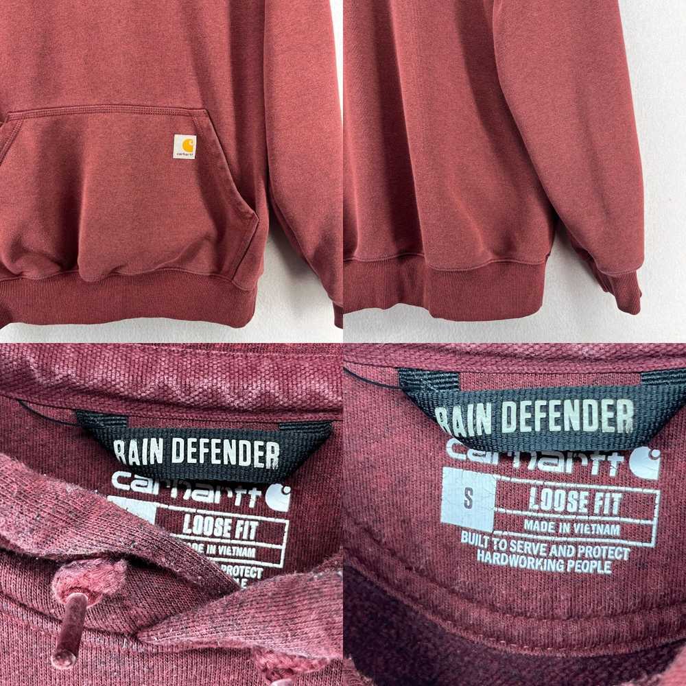 Carhartt Mens Maroon Loose Fit Fleece Pullover Sw… - image 8