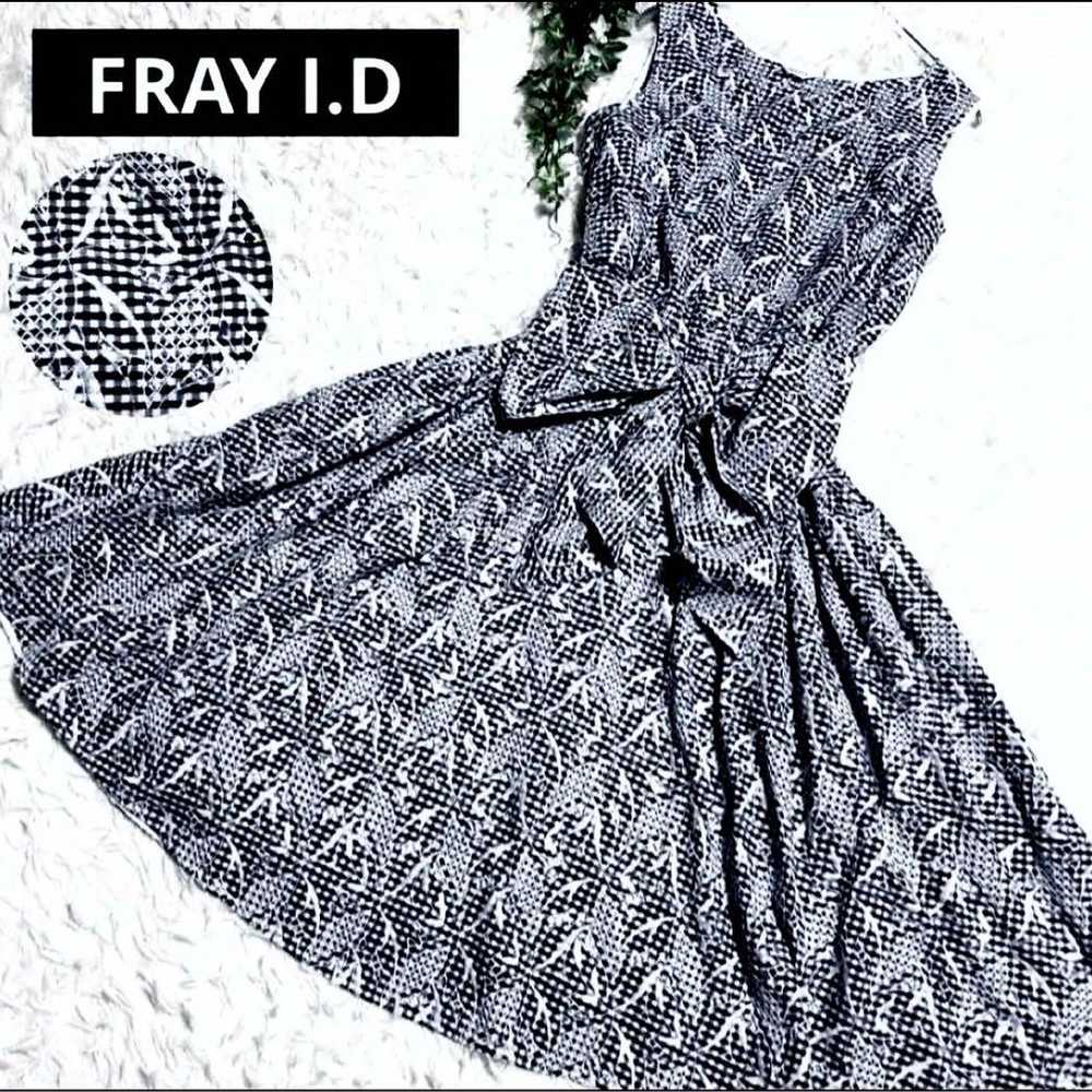 Freiaide☆A-line☆Fully Embroidered Dress with Ribb… - image 1