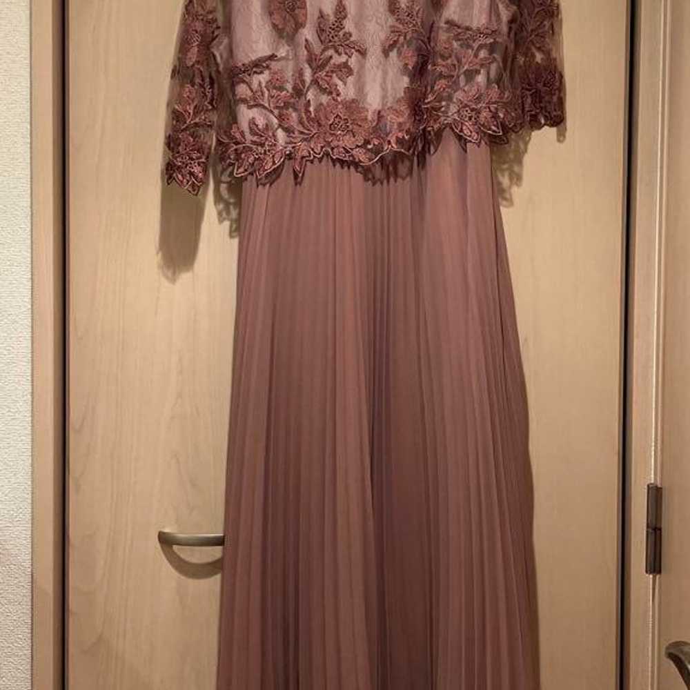 Party dress in pink beige. - image 2