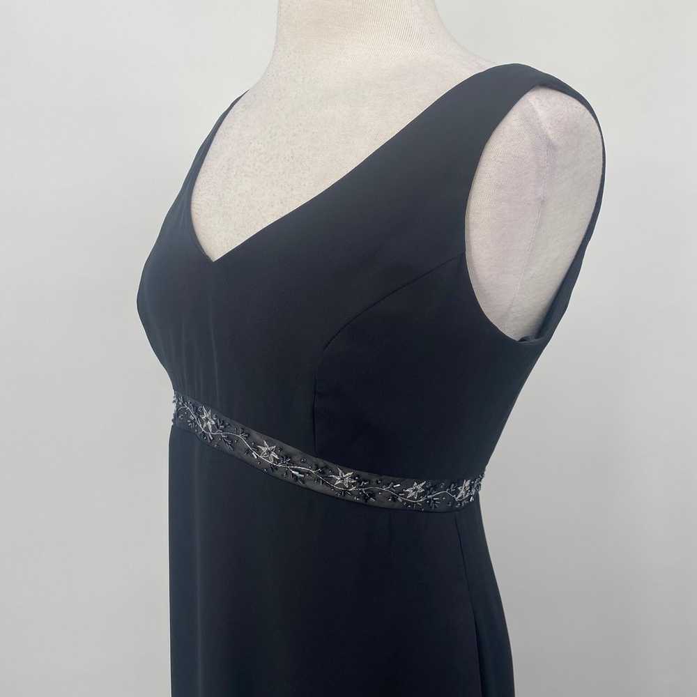 Vintage Y2k Empire Waist Beaded Gown A Line Sleev… - image 6