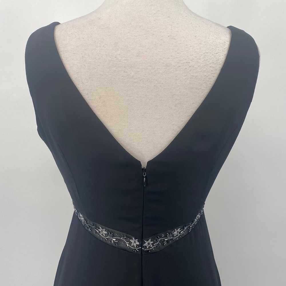 Vintage Y2k Empire Waist Beaded Gown A Line Sleev… - image 8