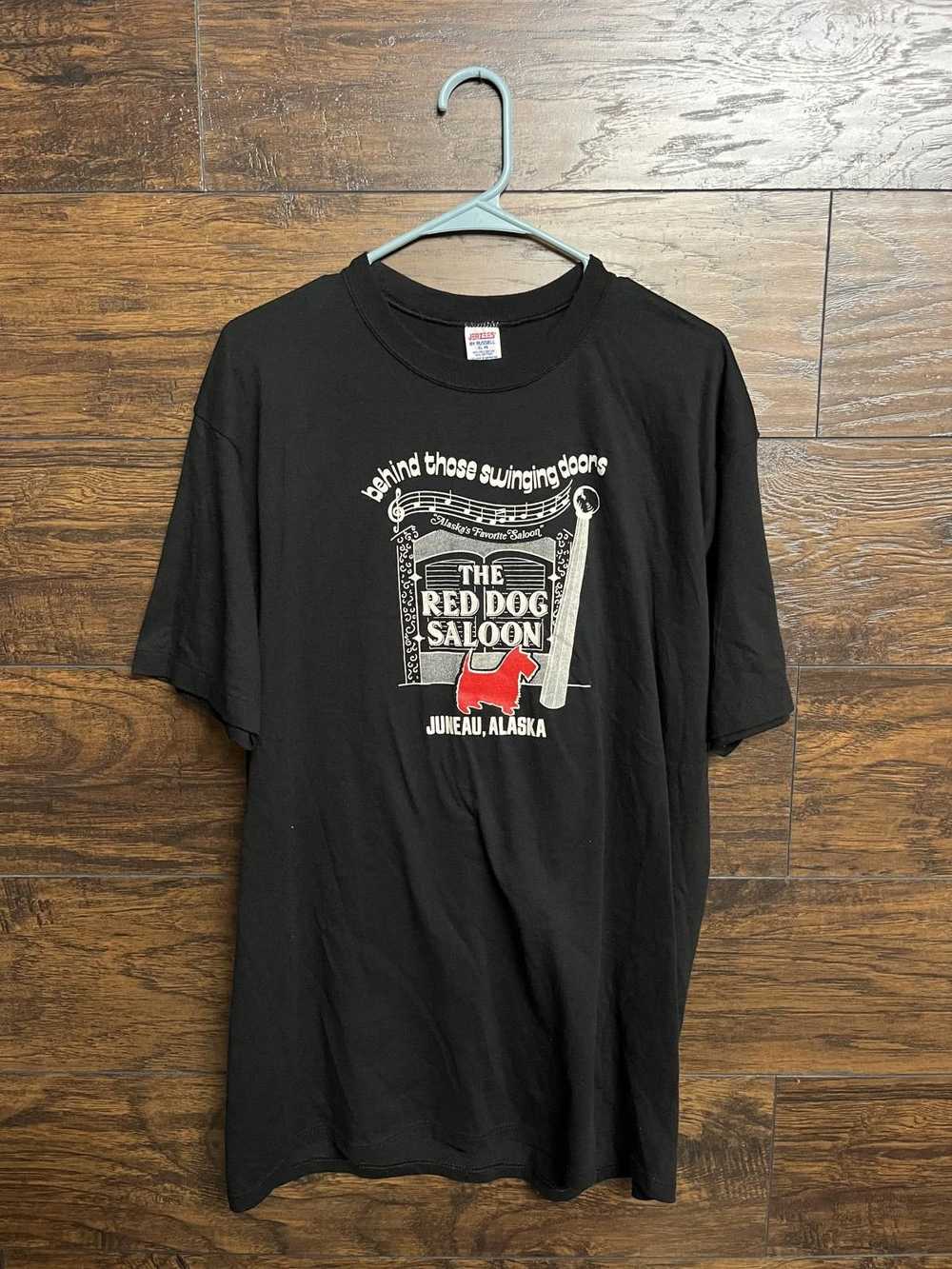 Jerzees VTG The Red Dog Saloon T-shirt Juneau Ala… - image 1