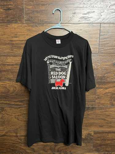 Jerzees VTG The Red Dog Saloon T-shirt Juneau Ala… - image 1