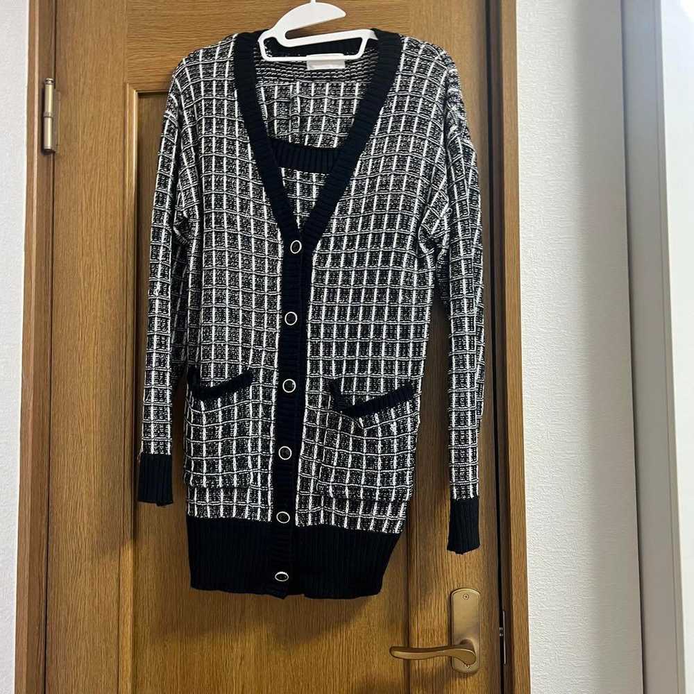 Tweed knit cardigan set - image 4