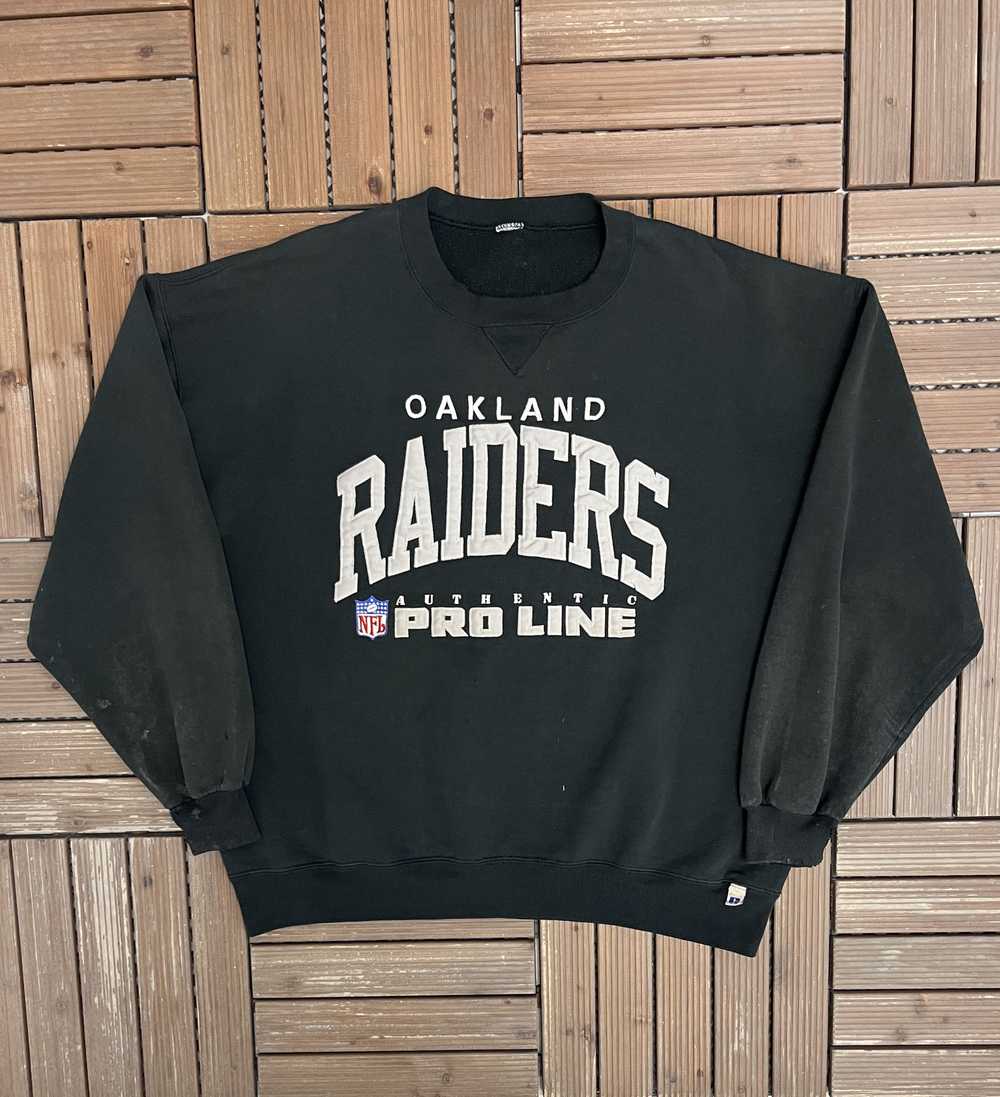 Pro Line × Vintage Oakland Raiders Stitched Vinta… - image 1