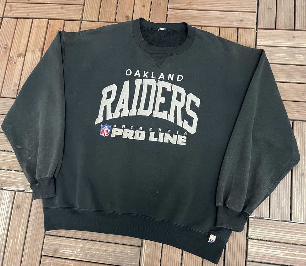 Pro Line × Vintage Oakland Raiders Stitched Vinta… - image 3