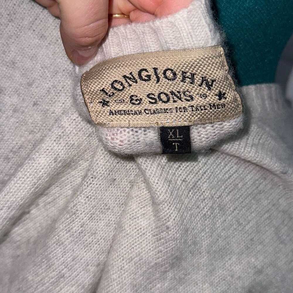 Other Long John & Sons Beige Crewneck Sweater | S… - image 6