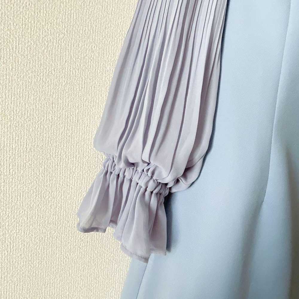 a1788【Lirand Chur】Chiffon Pleated Sleeve Dress We… - image 5