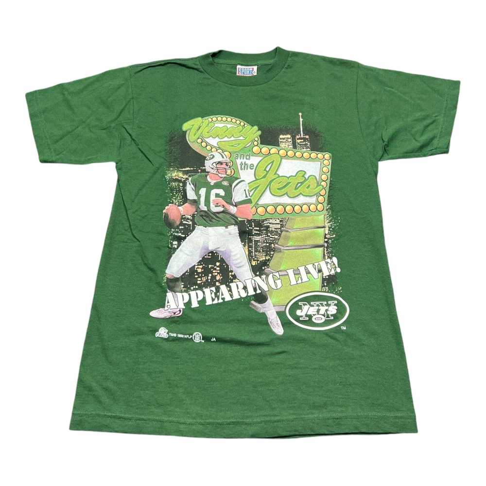 NFL × Vintage Vintage New York Jets Vinny Testave… - image 1