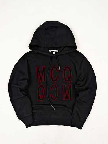 MCQ alexander mcqueen black sweatshirt pullover size shops XXS black logo glitter N6.