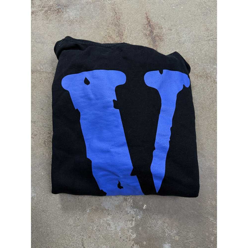 Vlone VLONE Hoodie Black Blue Used Small - image 2