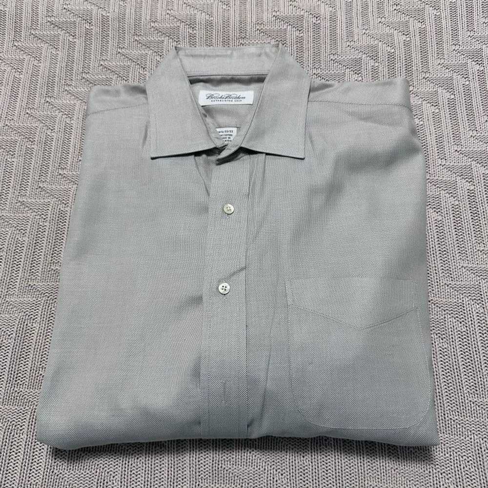 Brooks Brothers Brooks Brothers silver gray butto… - image 1