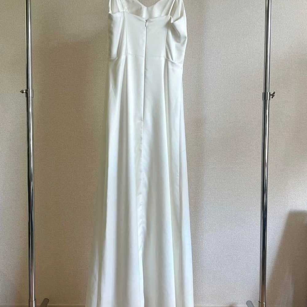 White Slip Dress V-Neck Wedding Dress BSweet Be S… - image 2