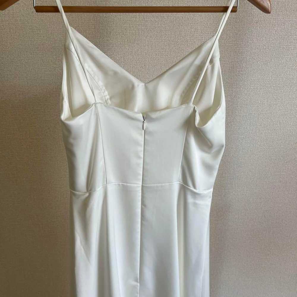 White Slip Dress V-Neck Wedding Dress BSweet Be S… - image 4