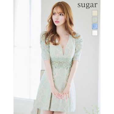 sugar / Donia Quinn Flower Lace A-line Dress - image 1