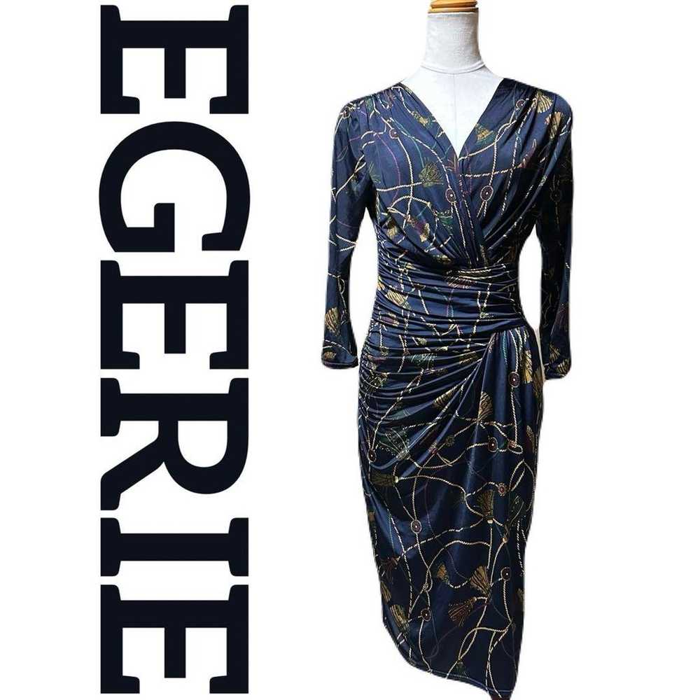 High-quality EGERIE dress Seven-quarter sleeves N… - image 1