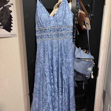 light blue prom dress