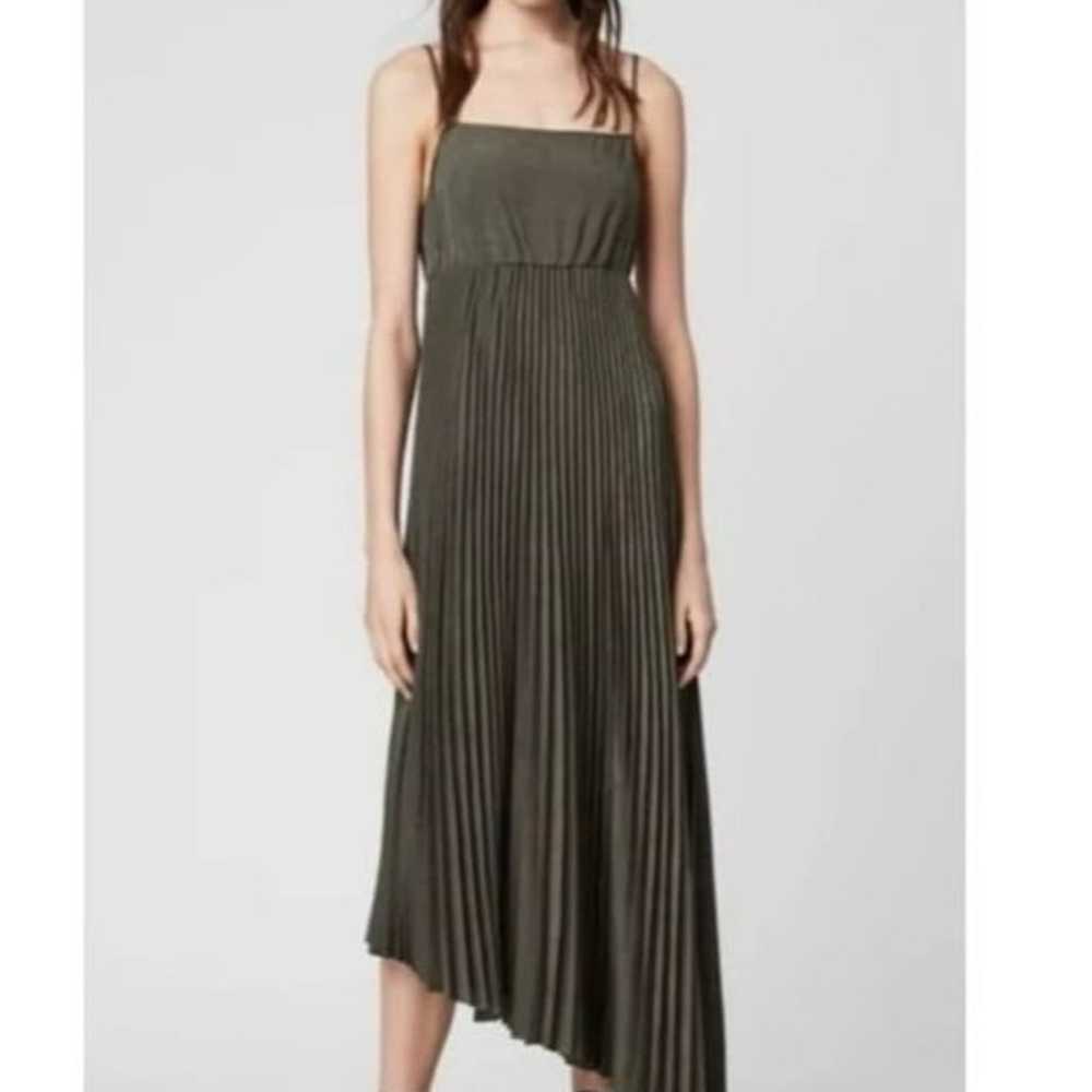 AllSaints 2-in-1 Slip Dress w/removable Sweater - image 1