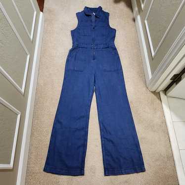 Free People Denim Jumpsuit Women's Size 10