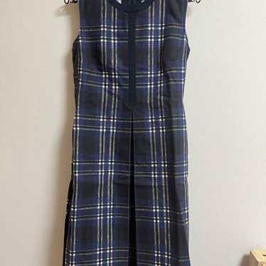 S MaxMara Sleeveless Checked Dress Size 40