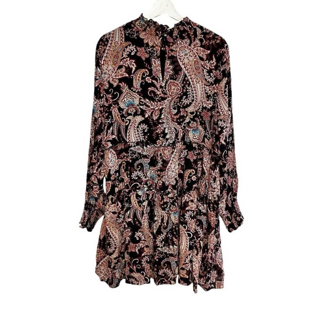 Anthropologie L Cady Tiered Tunic Dress paisley b… - image 4