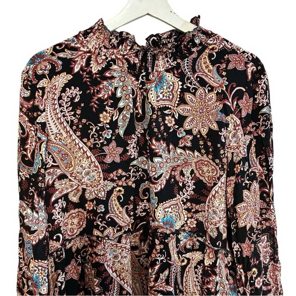 Anthropologie L Cady Tiered Tunic Dress paisley b… - image 5