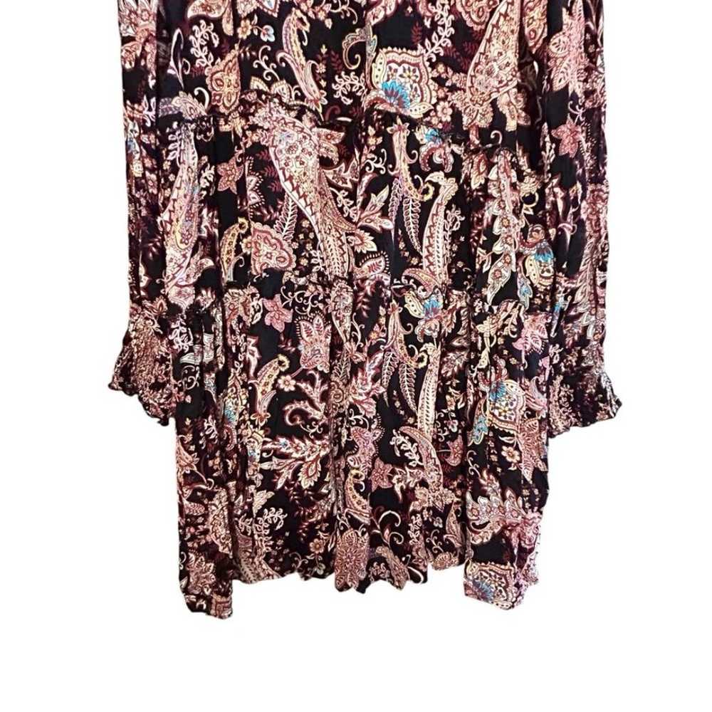 Anthropologie L Cady Tiered Tunic Dress paisley b… - image 6