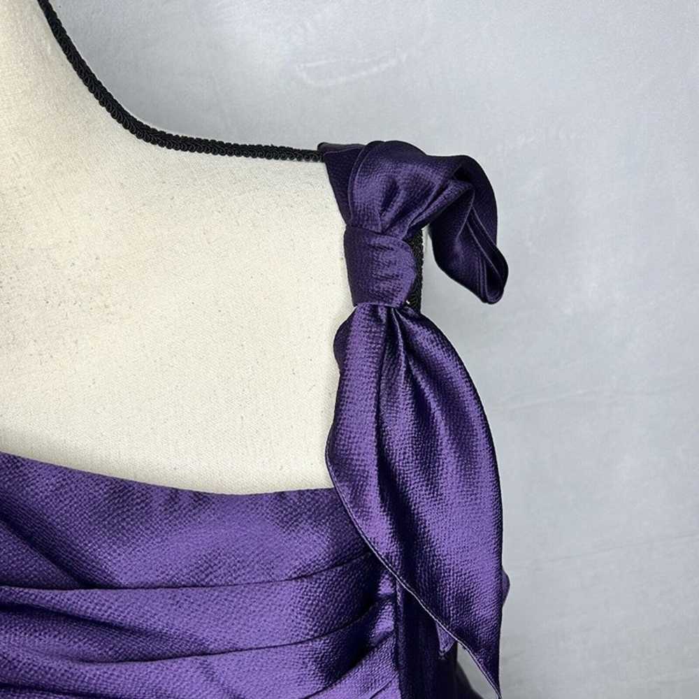 White by Vera Wang Royal Purple Bow Sleeveless Fo… - image 4