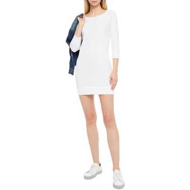 James Perse White Supima French Cotton Terry Mini… - image 1