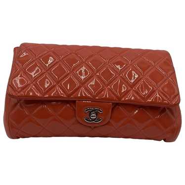 Chanel Timeless/Classique patent leather clutch ba