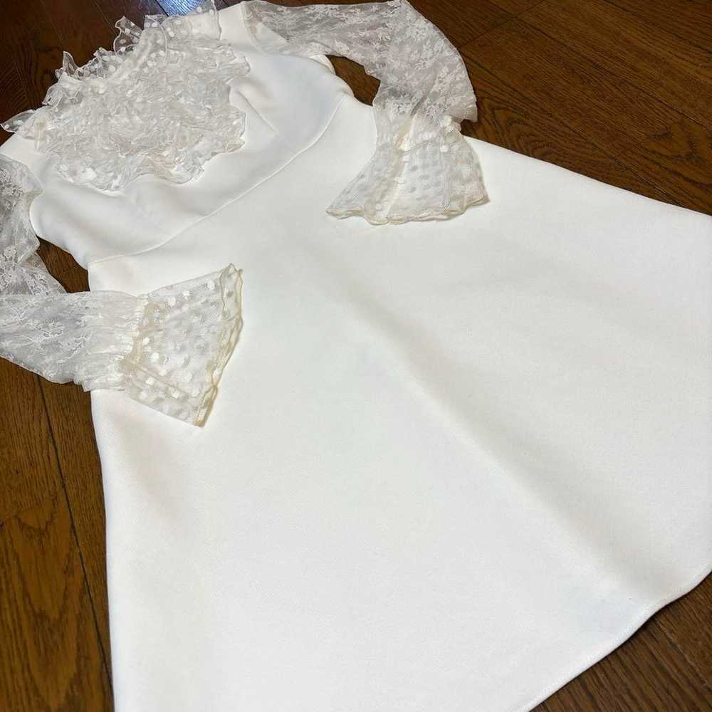 blugirl Bluemarine Blue Girl White Lace Dress - image 4