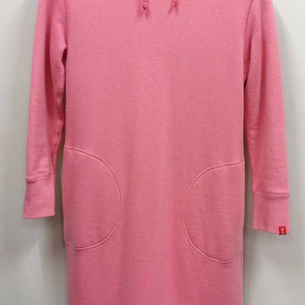 LOOPWHEELER x BEAMS Pink Sweatshirt Dress - image 1