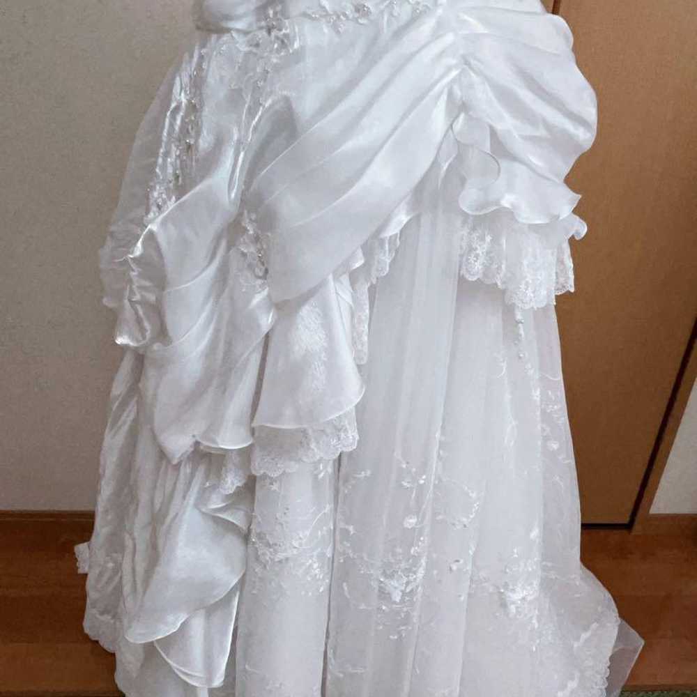 Wedding dress size 7T (S) lovely - image 5