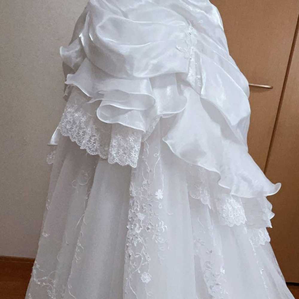 Wedding dress size 7T (S) lovely - image 7