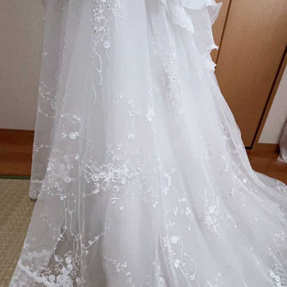 Wedding dress size 7T (S) lovely - image 8