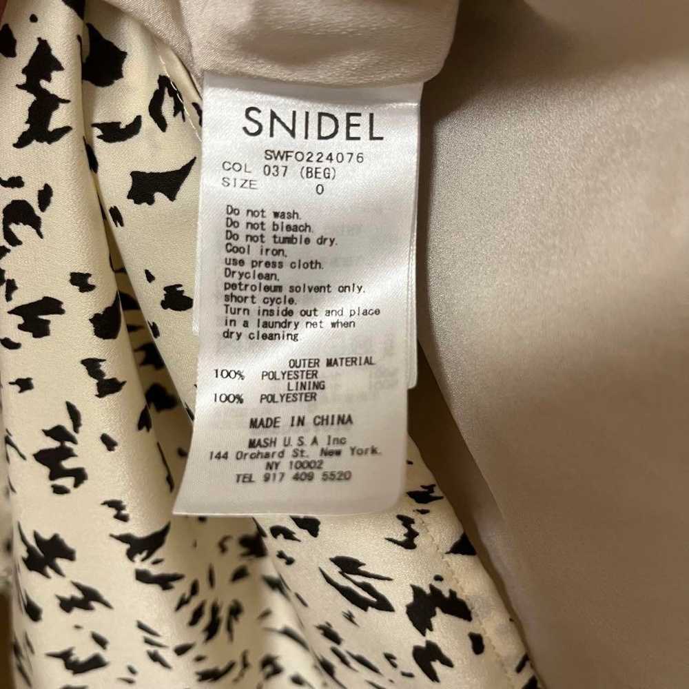 【snidel Big Color Print One-piece Dress Beige】 - image 3