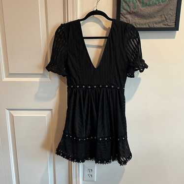 Restyle Pinstripe Babydoll Dress - image 1