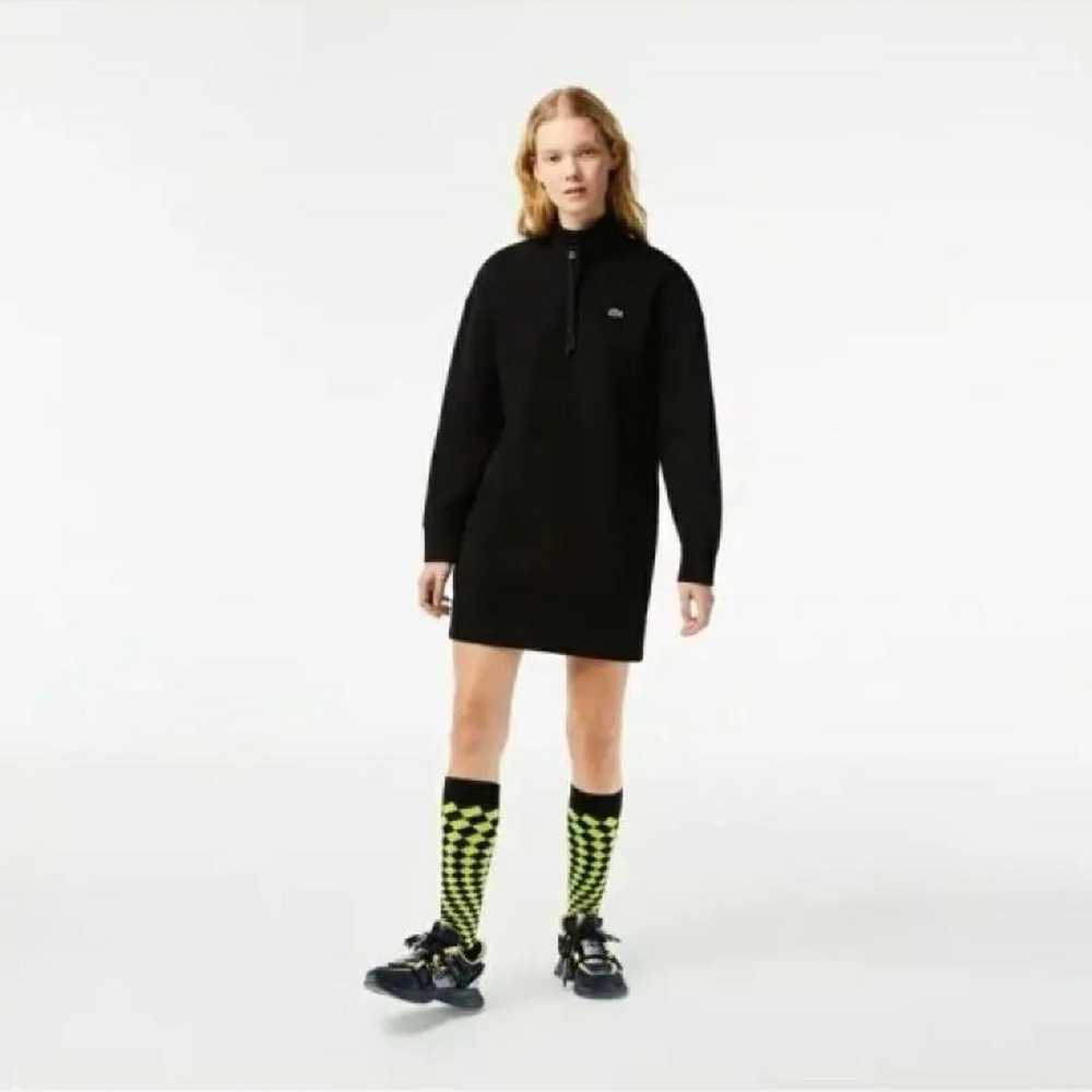 [LACOSTE] Piqué Half-Zip Dress - image 1