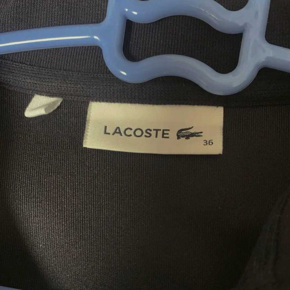 [LACOSTE] Piqué Half-Zip Dress - image 3