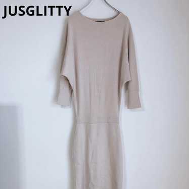 Jusgritty Long Sleeve Dress Knit Dress Long Length