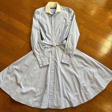 Polo Ralph Lauren light blue shirt dress.