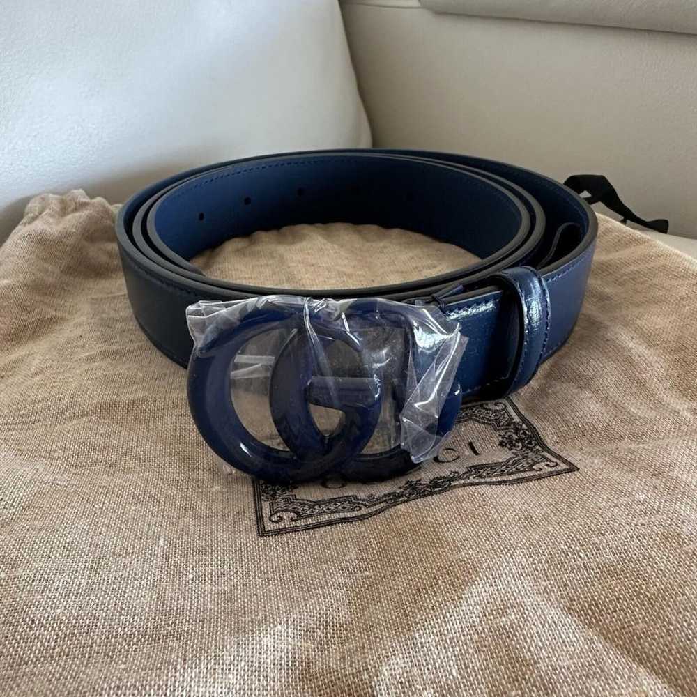 Gucci Gg Buckle leather belt - image 2