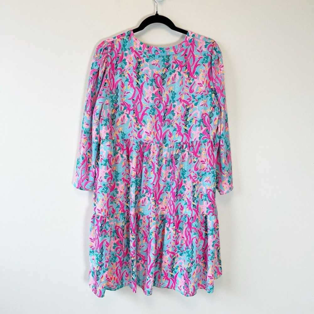 Lilly Pulitzer Martine Dress Pink Blue Multi Seaw… - image 5