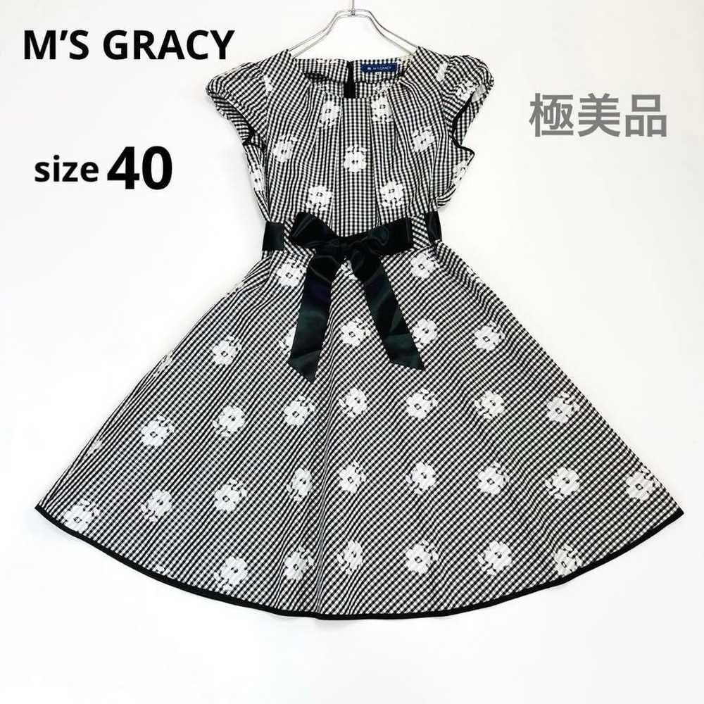 Brand New✨ M's Gracie Gingham Check Floral Ribbon… - image 1