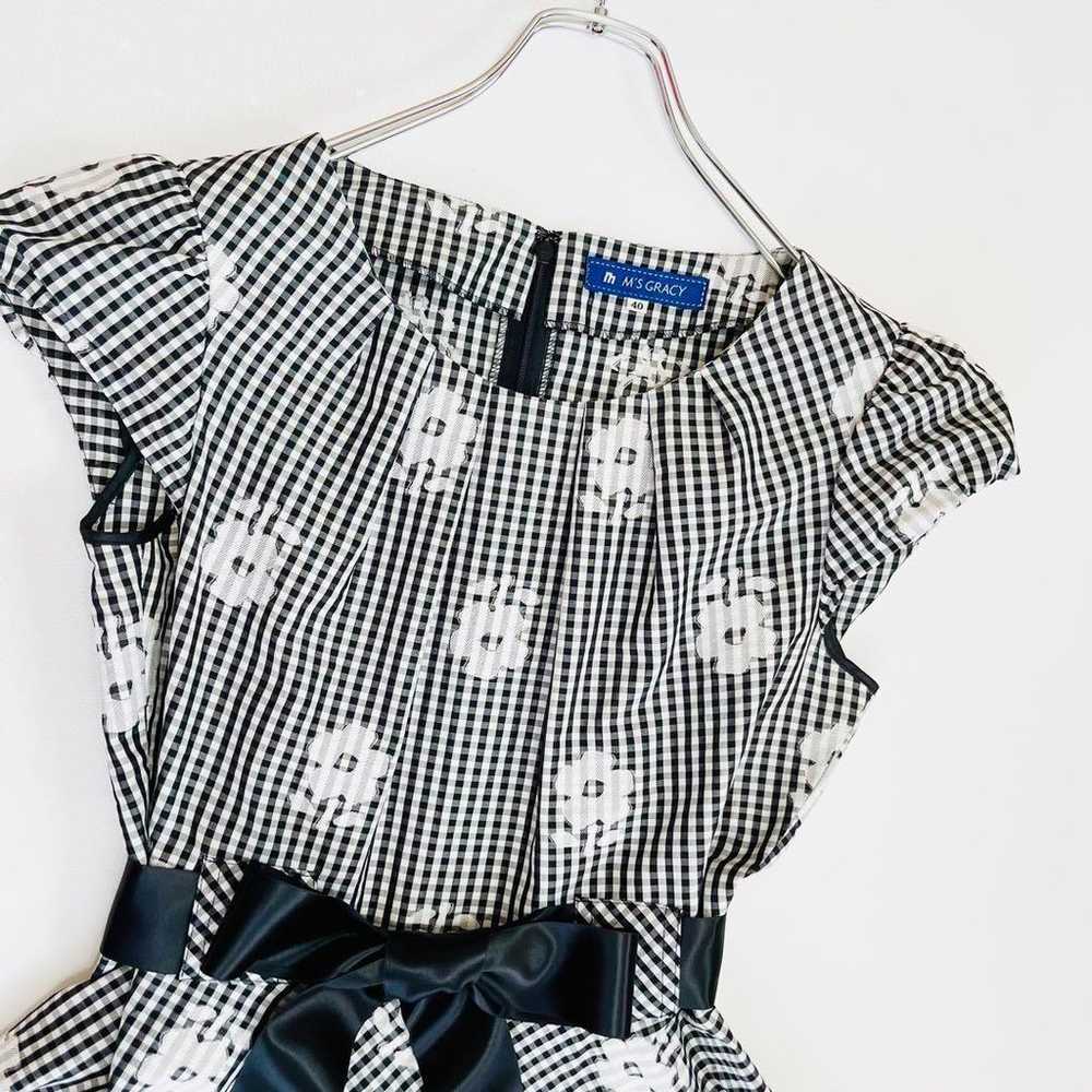 Brand New✨ M's Gracie Gingham Check Floral Ribbon… - image 2