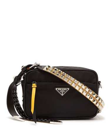 Prada Tessuto nylon studded new vela shoulder bag