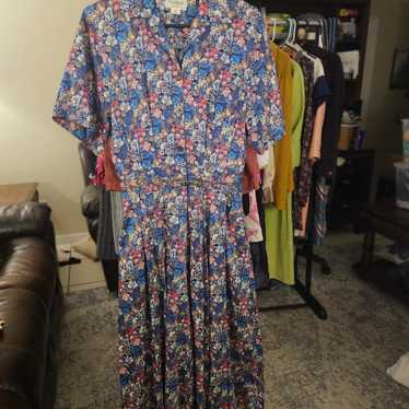 Paul Stuart new york vintage floral dress