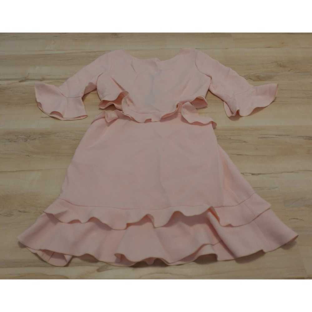 Rachel Zoe Women 10 Dress Karly Pink Ruffled Cut-… - image 3